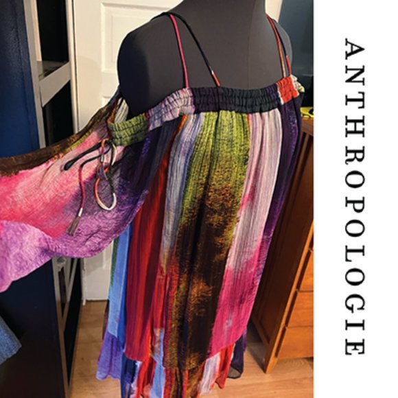 Anthropologie Floreat Zora Off-The-Shoulder Dress - Large - Picture 2 of 10